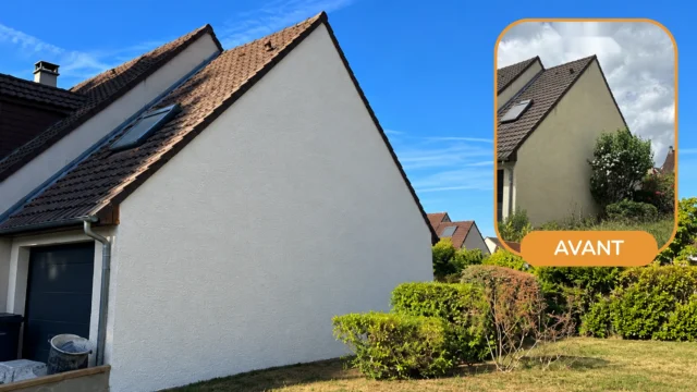 Nettoyage d’une façade extérieure
